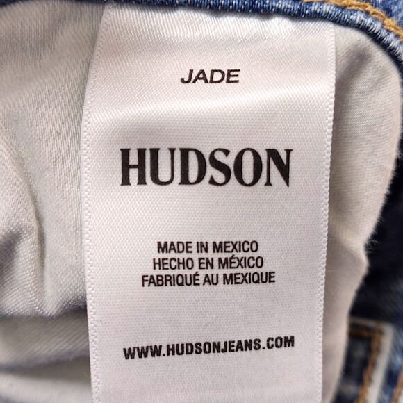 Hudson Women’s Jeans Clean Girl Denim Light Vintage Wash High Rise Wide Leg 33 - Picture 12 of 14